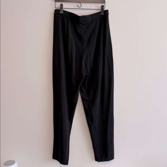 Eileen Fisher black Tencel lounge pants w pockets sz sp pp preloved - Picture 2 of 4